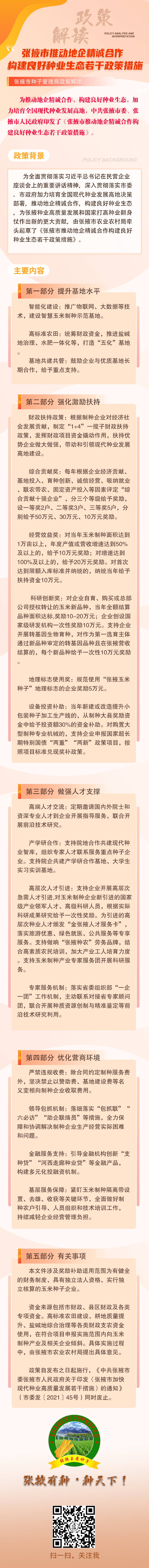 若干政策措施海报