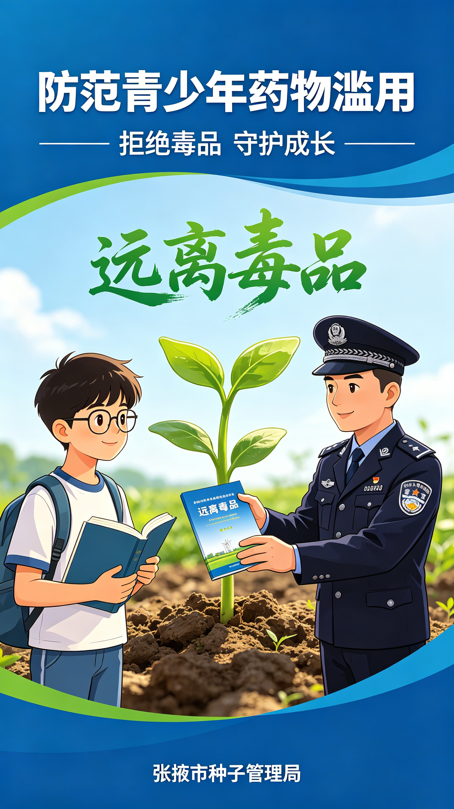 禁毒宣传海报制作3